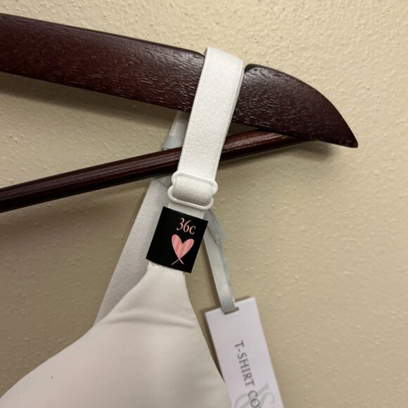 NWT Victoria's Secret T-Shirt Lightly Lined Full Coverage Bra Women 36C White - Picture 15 of 16